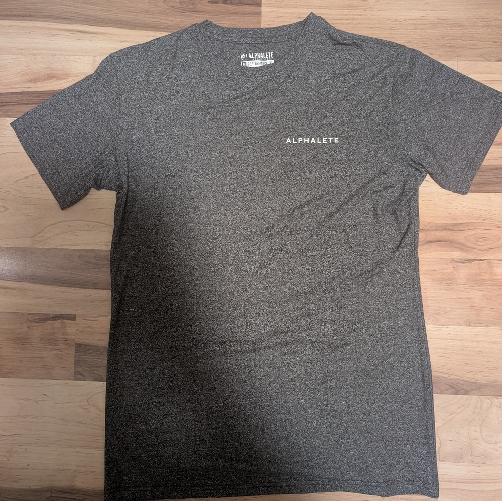 Alphalete Men's Charcoal Short Sleeve Tee